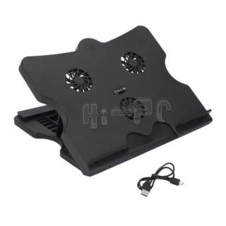 New USB 3 Fan Laptop Stand Cooling Cooler Pad for Notebook Laptop PC 