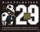 MIKE PALMATEER 29 TRIBUTE PHOTO MAPLE LEAF GARDENS SEAT