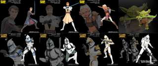 Kotobukiya ArtFX Star Wars Jedi & Clone Troopers Figure  