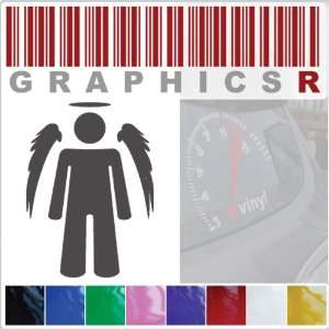   Graphic   Boy Angel Ada Angelito Wings Halo A217   Red Automotive