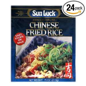 Sun Luck Chinese Fried Rice Mix, 0.75 Ounce Packet(Pack of 24)  