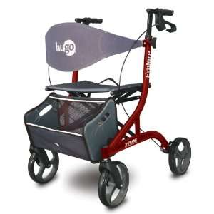  Hugo Mobility Explore Side Fold Lightweight Rolling Walker 