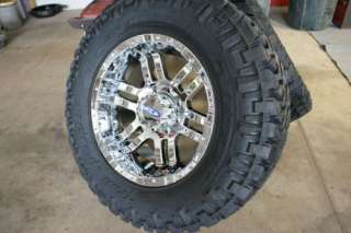 16 Moto Metal 951 Nitto 285/70 Trail Wheel Tire Package  