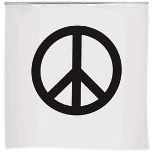  Shower Curtain Peace Sign: Home & Kitchen