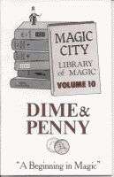 DIME & PENNY BOOK Close Up Coin Magic Tricks Learn Magician Tips Ideas 