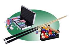 Pool/Poker/Dining 3 in 1 Game Table with Accessories  