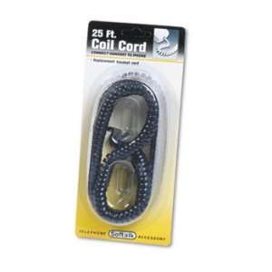   Phone Cord Plug/Plug 25 ft Black Connects handset to telephone