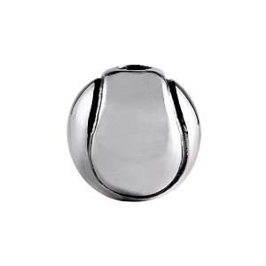   Sterling Silver Focal Tennis Ball Bead / Charm Finejewelers Jewelry