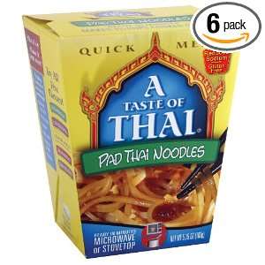 Taste of Thai Pad Thai Noodles Quick Meal, 5.75 Ounce Boxes (Pack of 