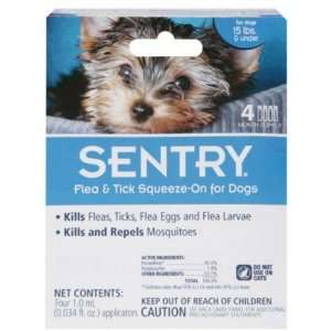  Sentry Squeeze On Flea & Tick Control for Dogs, For dogs 