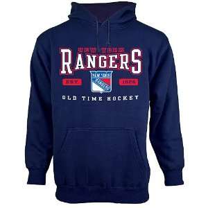  Old Time Hockey New York Rangers Raked Hoodie Sports 