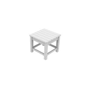  PolyWood Traditional Recycled Plastic Square 18 Patio End Table 