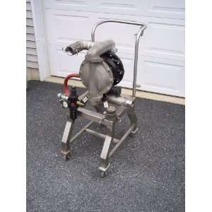  Stainless Steel Diaphragm Transfer Pump & Stand 