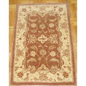 120209   Rug Depot Area Rug   2 x 3   Brown Background   Handtufted 