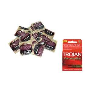   Premium Latex Condoms Lubricated 48 condoms Plus TROJAN VIBRATING RING
