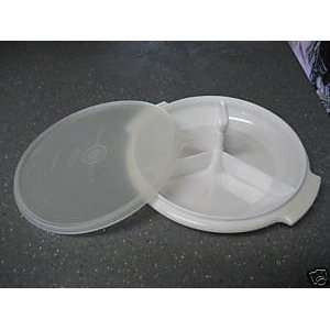  Vintage Tupperware Divided Relish Condiment Serving Tray 