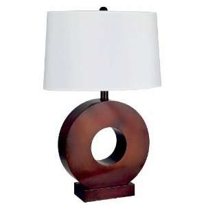Ultra Modern Style Table Lamp With Round Table Lamp Base And White 