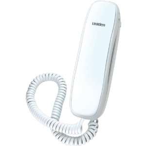  New  UNIDEN 1100 SLIMLINE CORDED PHONE (WHITE)   1100 