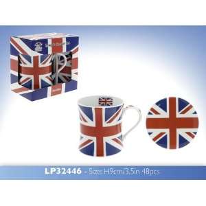  Union Jack Mug & Coaster Set  (LP32446) [Kitchen & Home 