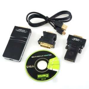   USB To VGA/DVI/HDMI Multi Display Adapter Converter Electronics
