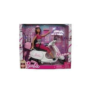  Barbie Vespa Doll & Vehicle w Barbie Doll & Scooter (2008 