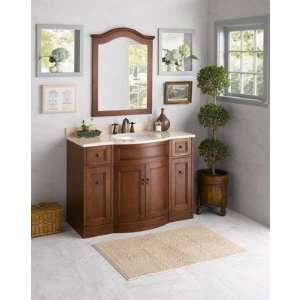  060648 F Marcello 48 Wood Vanity Set with Stone Top