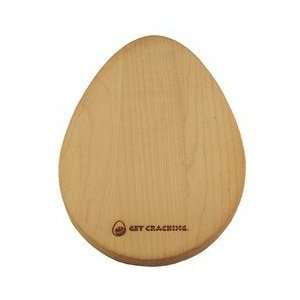 1494 eg    Wood Cutting Board   Egg Shaped  Kitchen 
