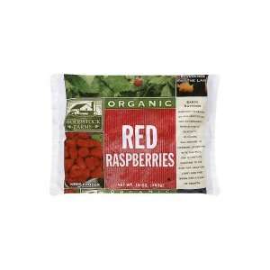  Woodstock Farms Organic Red Raspberries, 10 oz, (pack of 3 