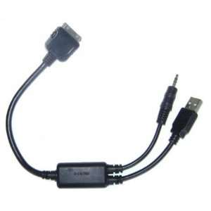 Play Audio Cable (iPod connector to 3.5MM audio and USB)   Also works 